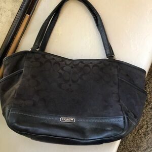 Coach black handbag style F23297